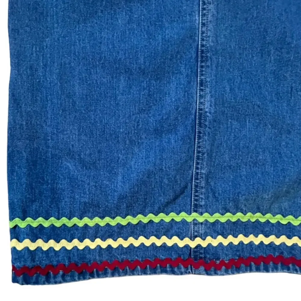 Liz Claiborne Medium Wash Jean Maxi/Midi Skirt - Size 6P